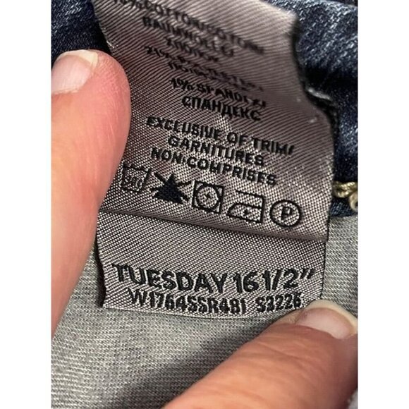 Silver Jeans Co.  WOMEN'S Tuesday Mid-Rise Bootcut Denim Jeans SZ 20/L33 WORN-IN - Picture 4 of 16